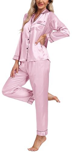 Women's Cuban Collar Long Sleeve Lounge Set