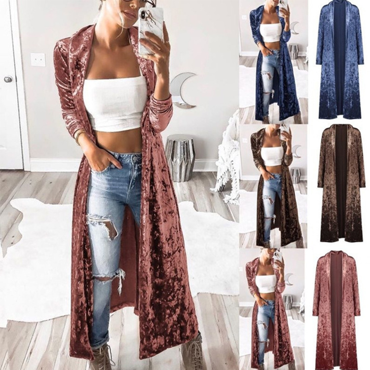 Women's Long Sleeve Slim Fit Trench Dress