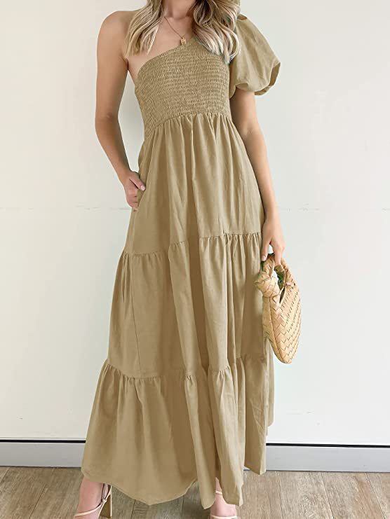 Boho Sleeveless High-Waist Midi Dress