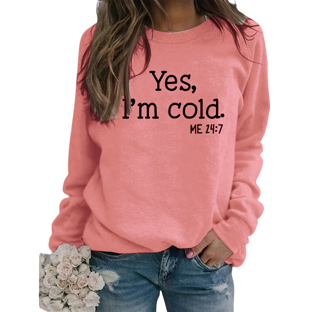 Women's Crewneck Pullover Long Sleeve Sweatshirt