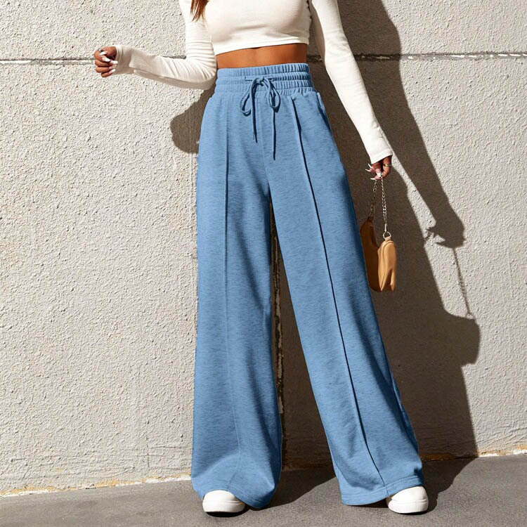 Women's Straight-Leg Sweatpants Loose Wide-Leg Casual Dance Pants