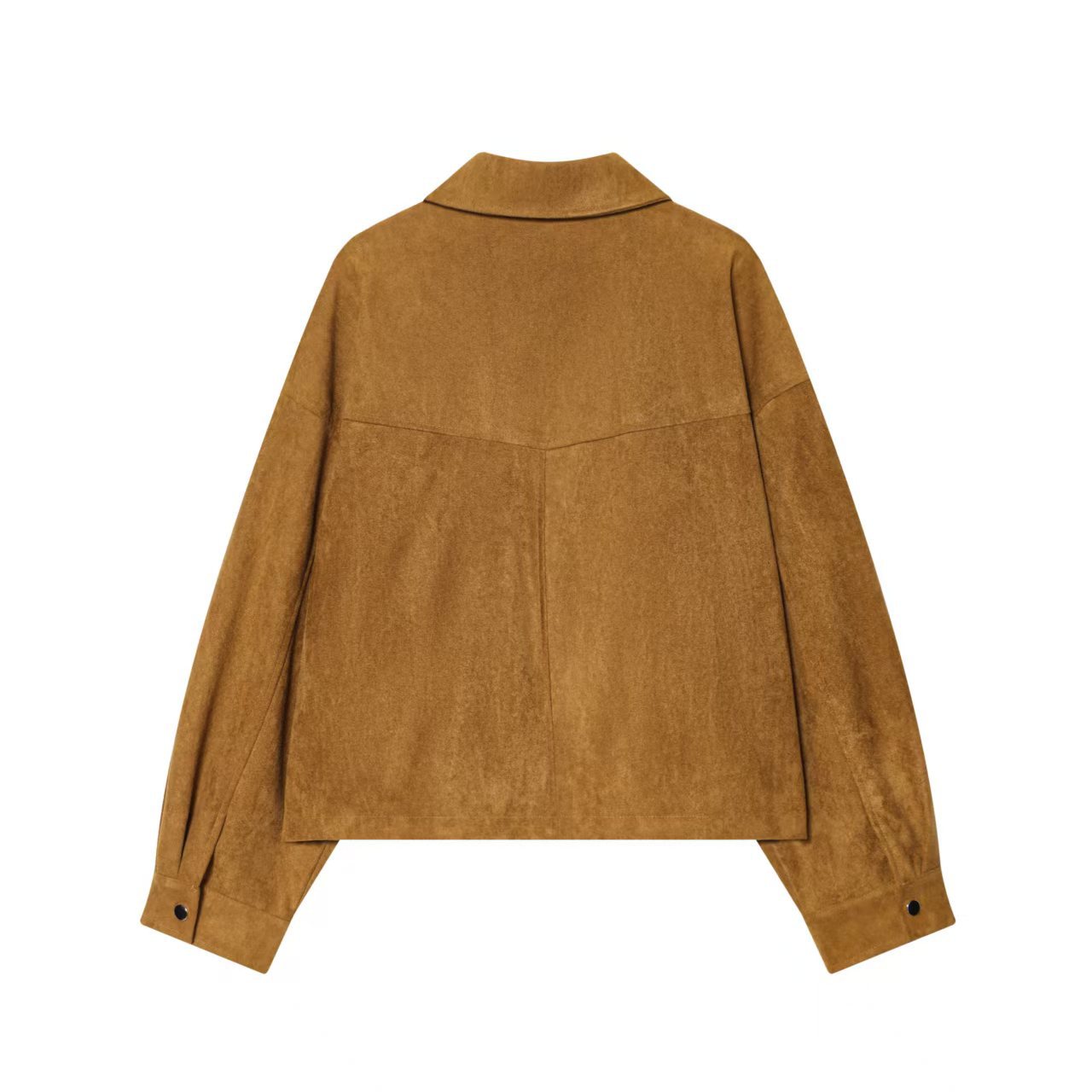Faux Leather Bomber Jacket for Women