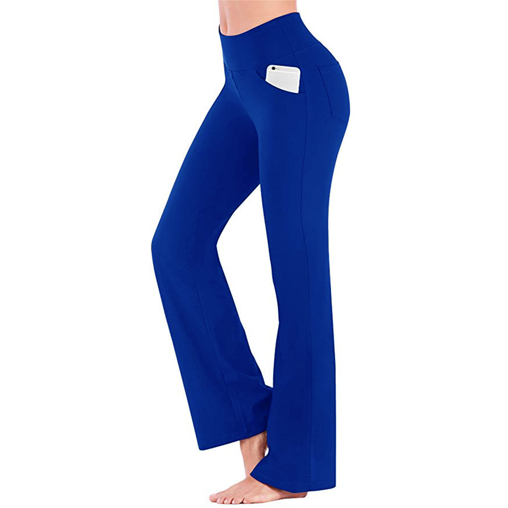 High-Waisted Flare Wide-Leg Yoga Pants for Women Casual