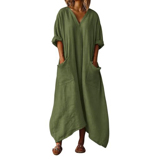 Women's Minimalist Solid Color Elegant Casual A-Line Dress