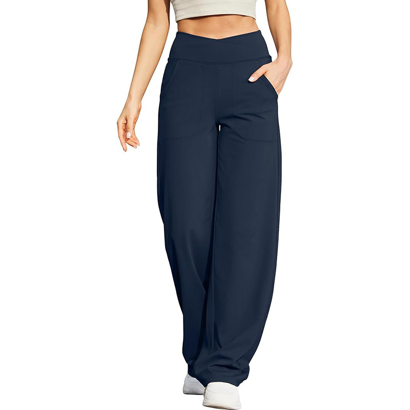 Women's High Waist Straight Leg Stretch Flare Pants