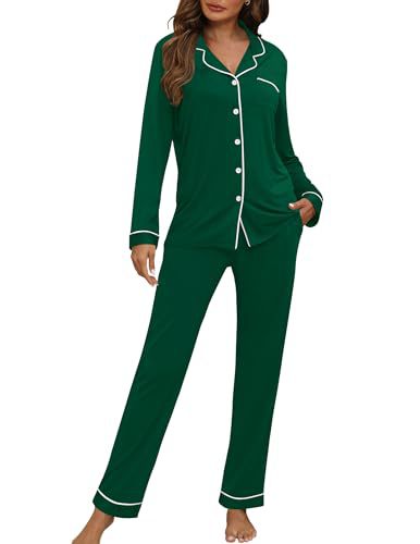 Women's Cuban Collar Polka Dot Print Long Sleeve Shirt Set