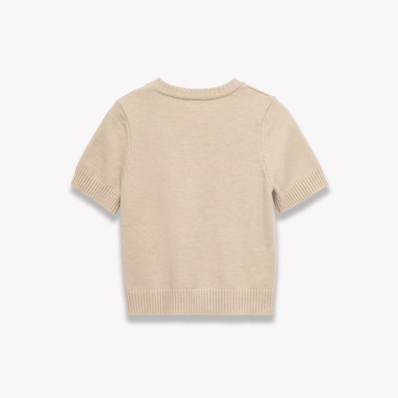 Women's Crewneck Short Sleeve Knit Top