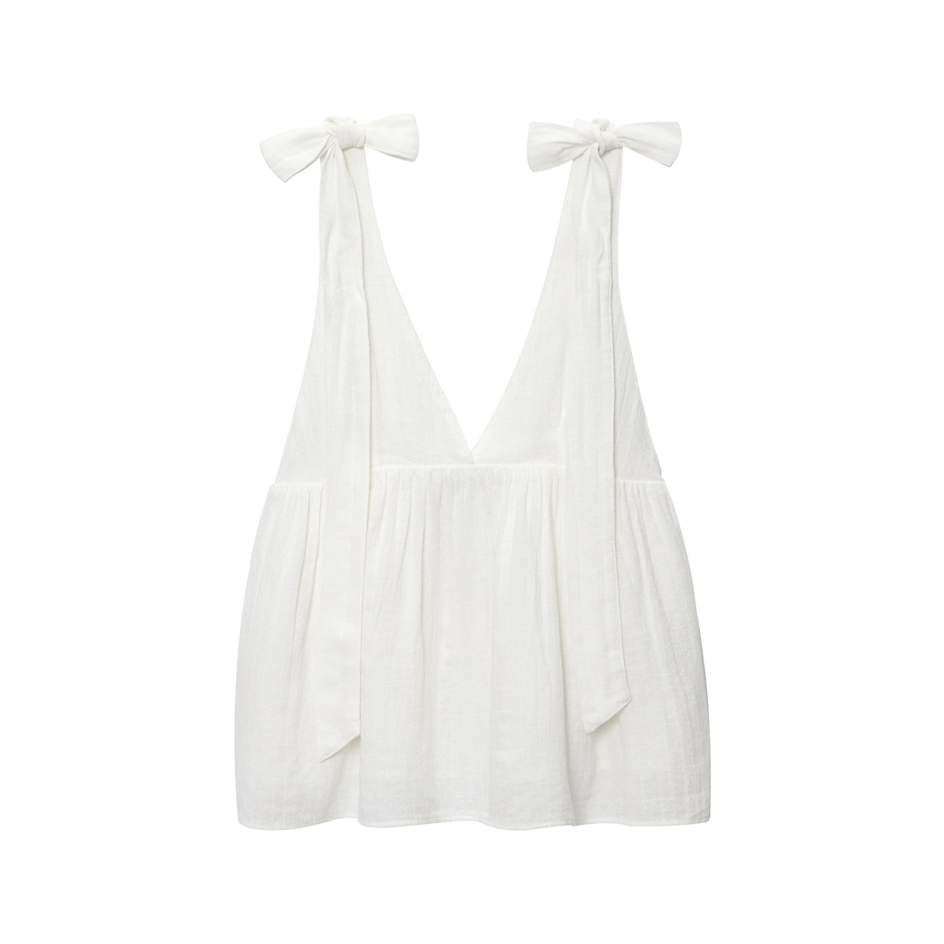 Women's Bow Decor Top and Shorts Set