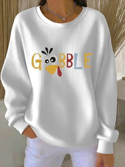 Women's Animal Wine Glass Paw Print Heart Print Crewneck Sweatshirt