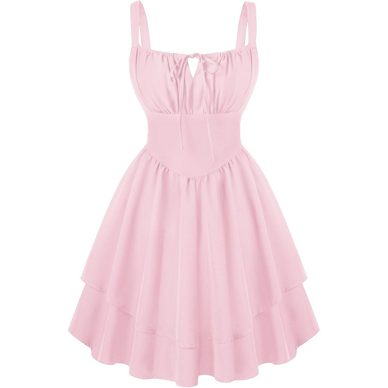 Sexy Tie-Strap Cami Dress Women's Summer Fashion