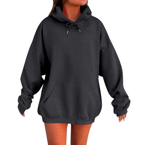 Women's Elegant Print Hoodie Long Sleeve Crew Neck