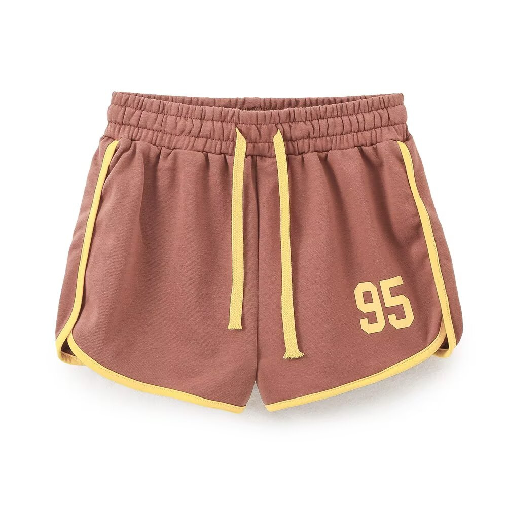 Women's Color-Block Short Sleeve & Shorts Set