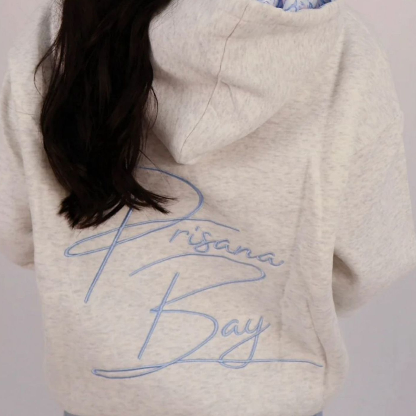 Star Embroidered Hooded Pullover Sweatshirt Women's Loose Casual