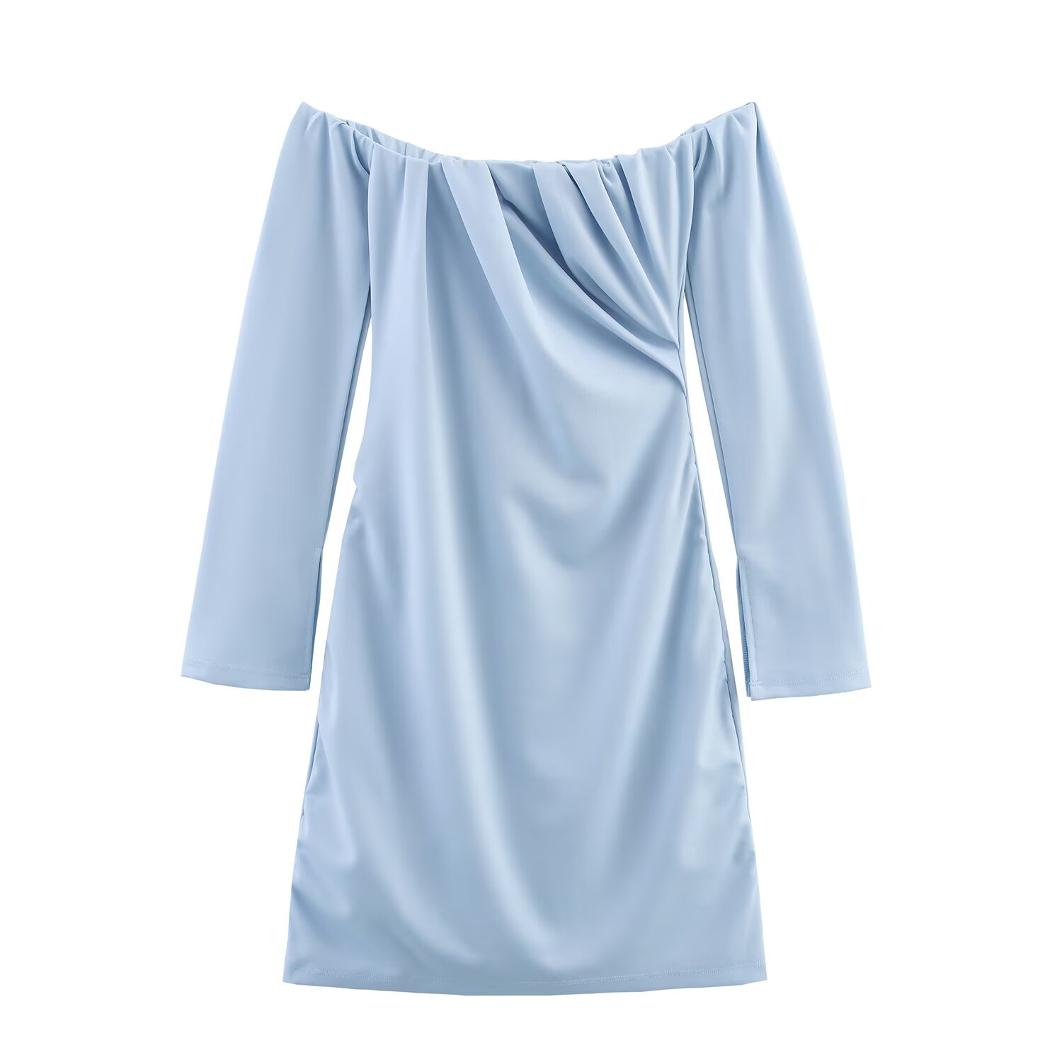 Women's Ruched Sleeveless A-Line Mini Dress