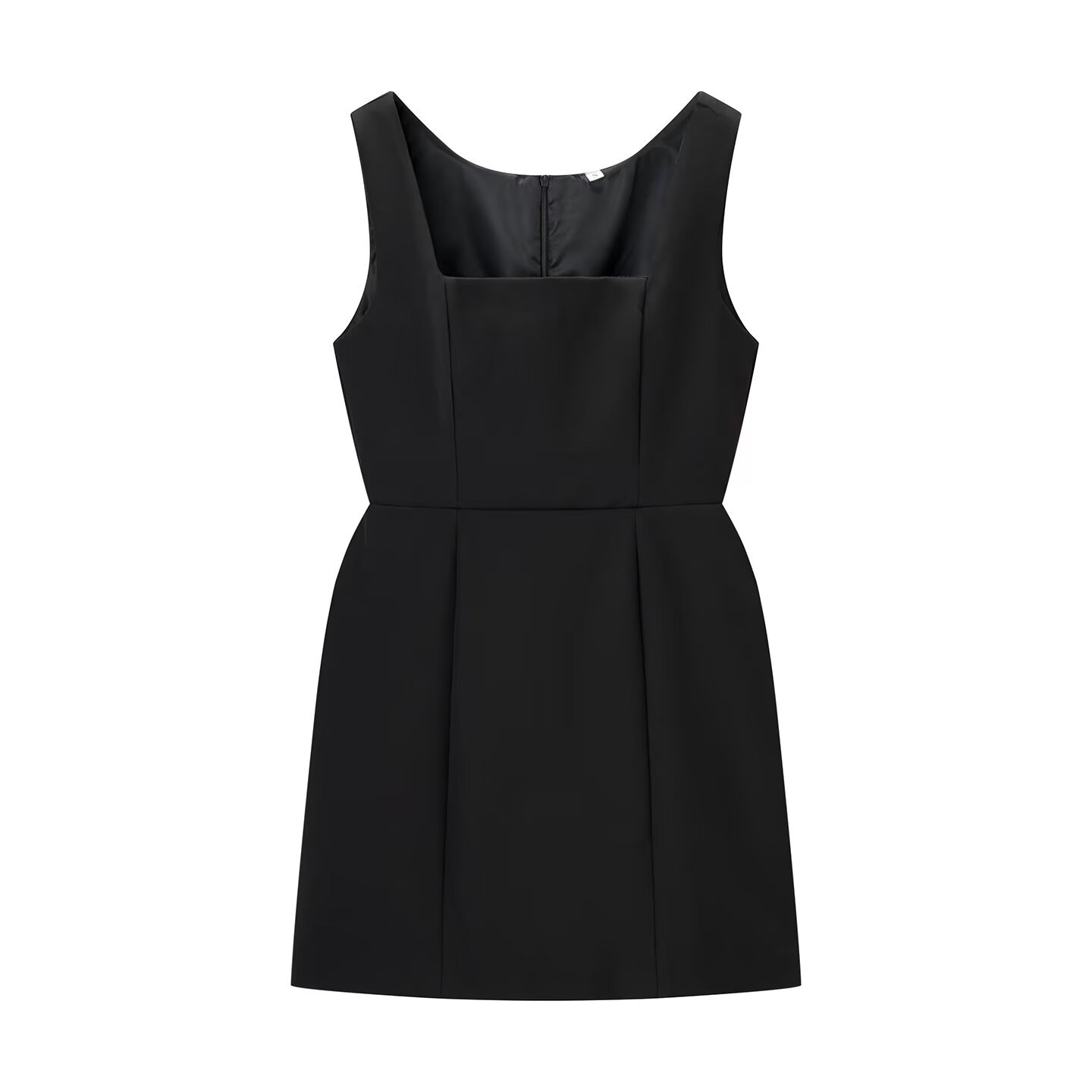 Women's Sleeveless Shawl Halter Waist-Cinching Dress