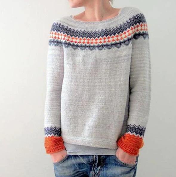 Women's Mystic Ancient Tribal Print Crewneck Sweatshirt