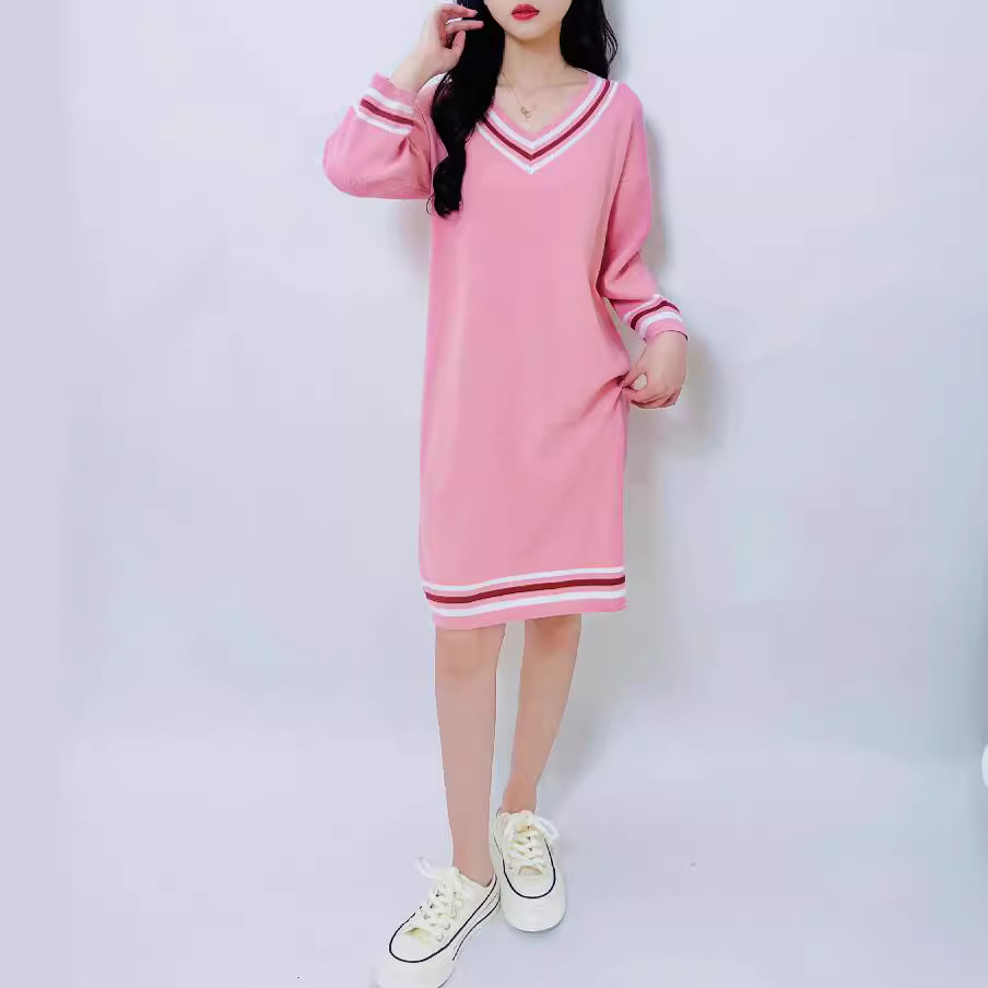 Women's Cropped High-Waist Colorblock V-Neck Knit Short-Sleeve Top