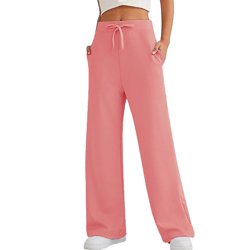 Women's High-Waist Wide-Leg Casual Pants