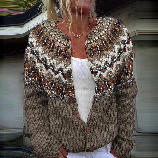 Women's Colorblock Open-Front Cardigan Sweater