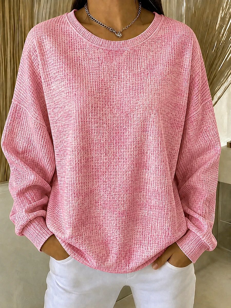 Women's Minimalist Elegant Printed Casual Sweatshirt