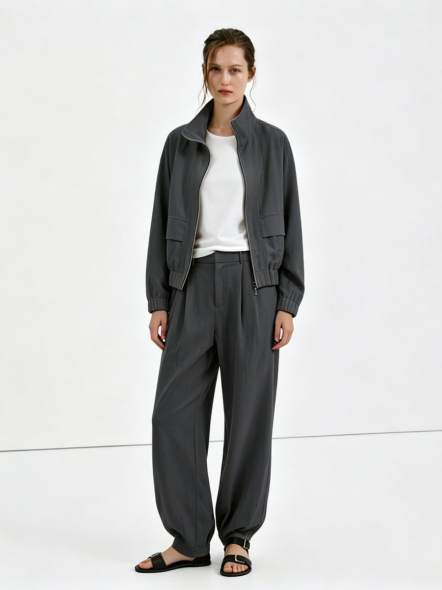 Women's Casual Two-Piece Sweater and Pants Set