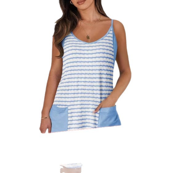 Women's Printed Cami Top and Shorts Set Casual Two-Piece