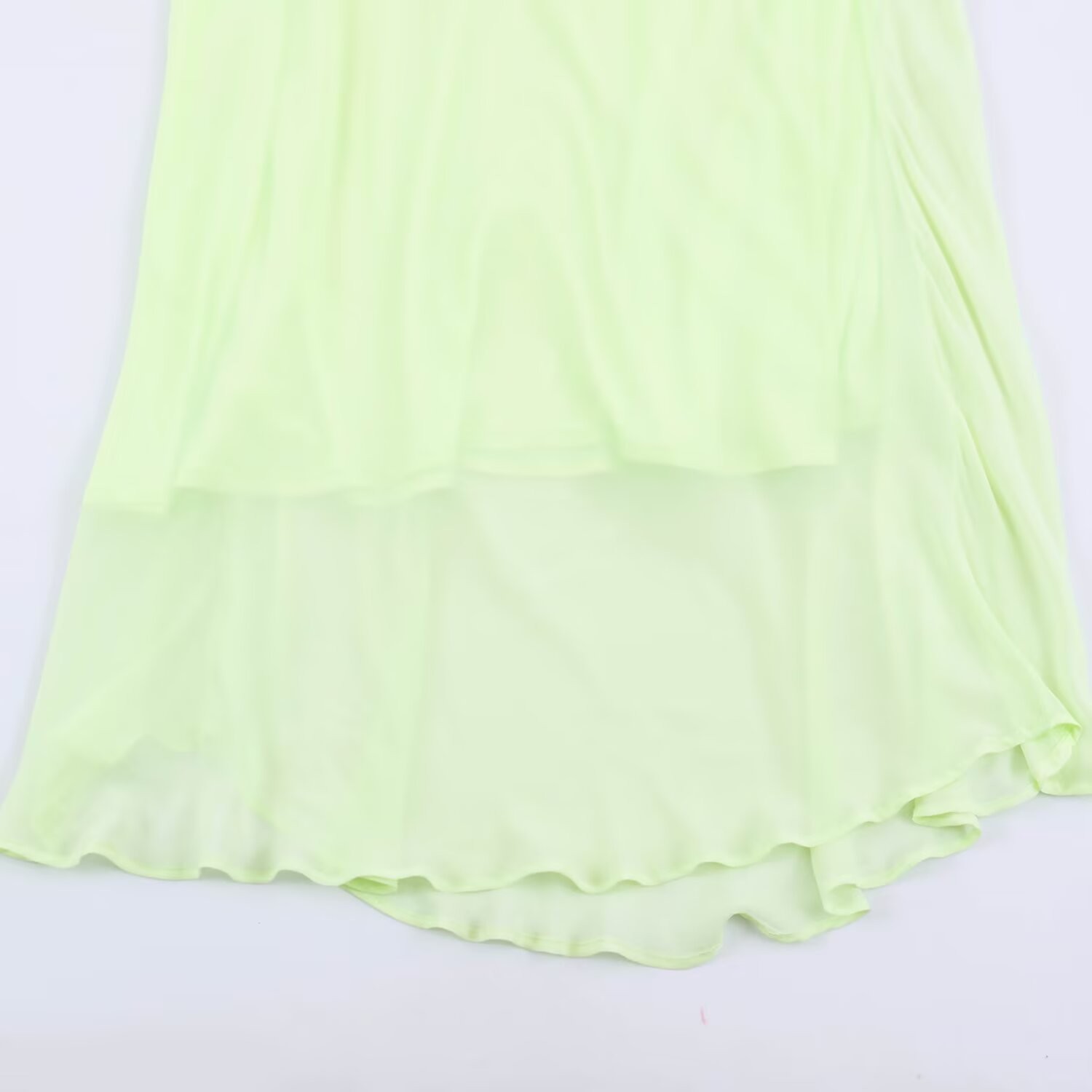 Scarf-Neck Sleeveless A-Line Midi Dress