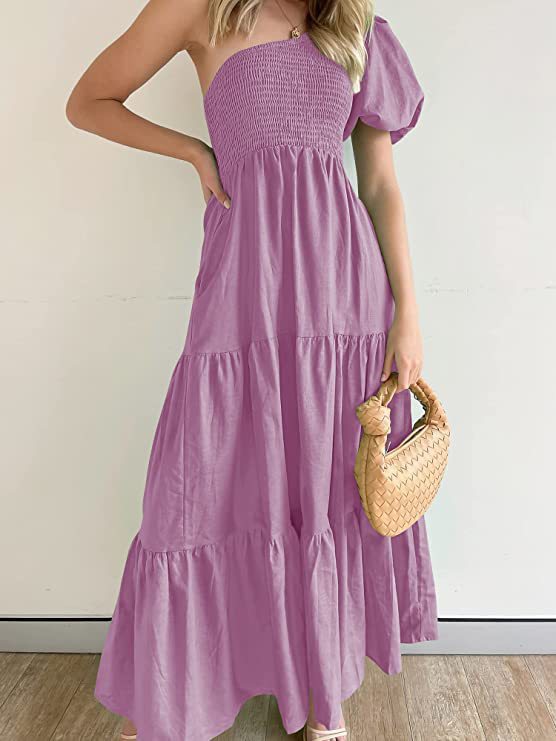 Boho Sleeveless High-Waist Midi Dress