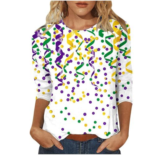 Women's Wine Bottle Ribbon Polka Dot Bouquet Print Crewneck Sweatshirt