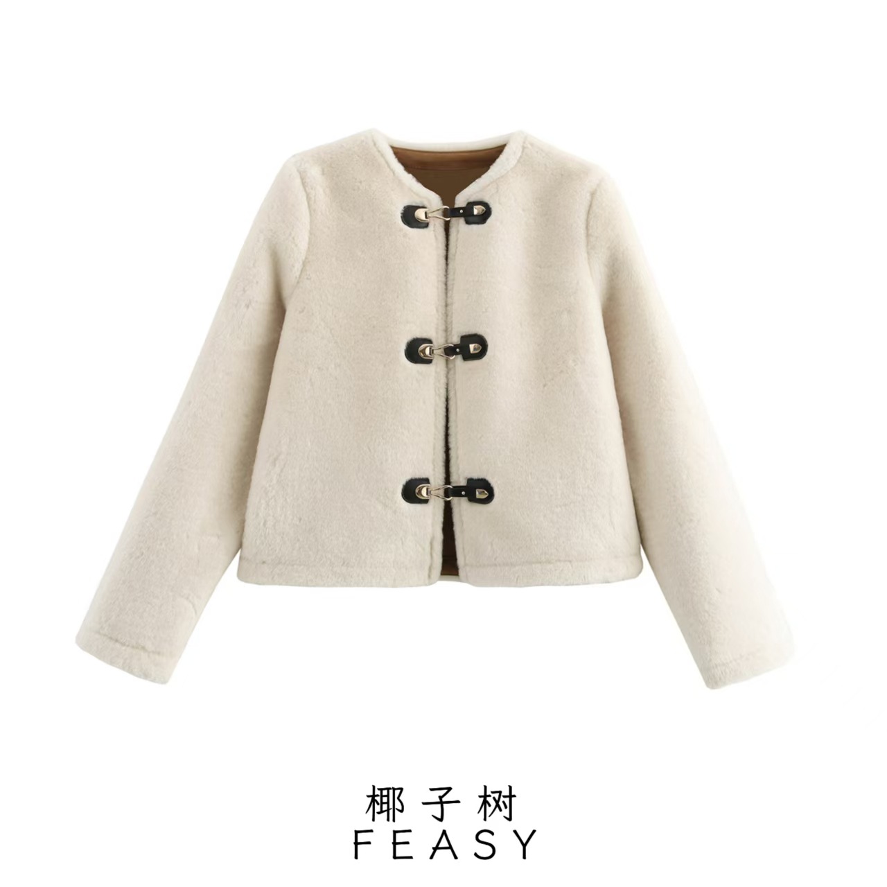 Women's Double-Sided Knot Button Jacket Streetwear