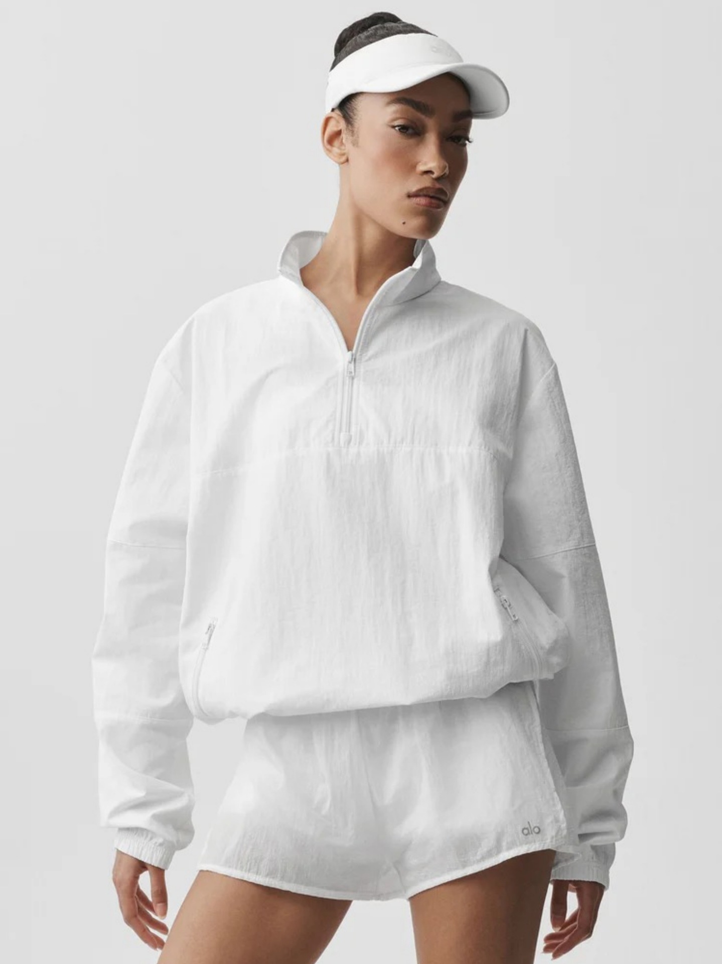 Women's Stand Collar Half-Zip Lightweight Breathable Athletic Pullover