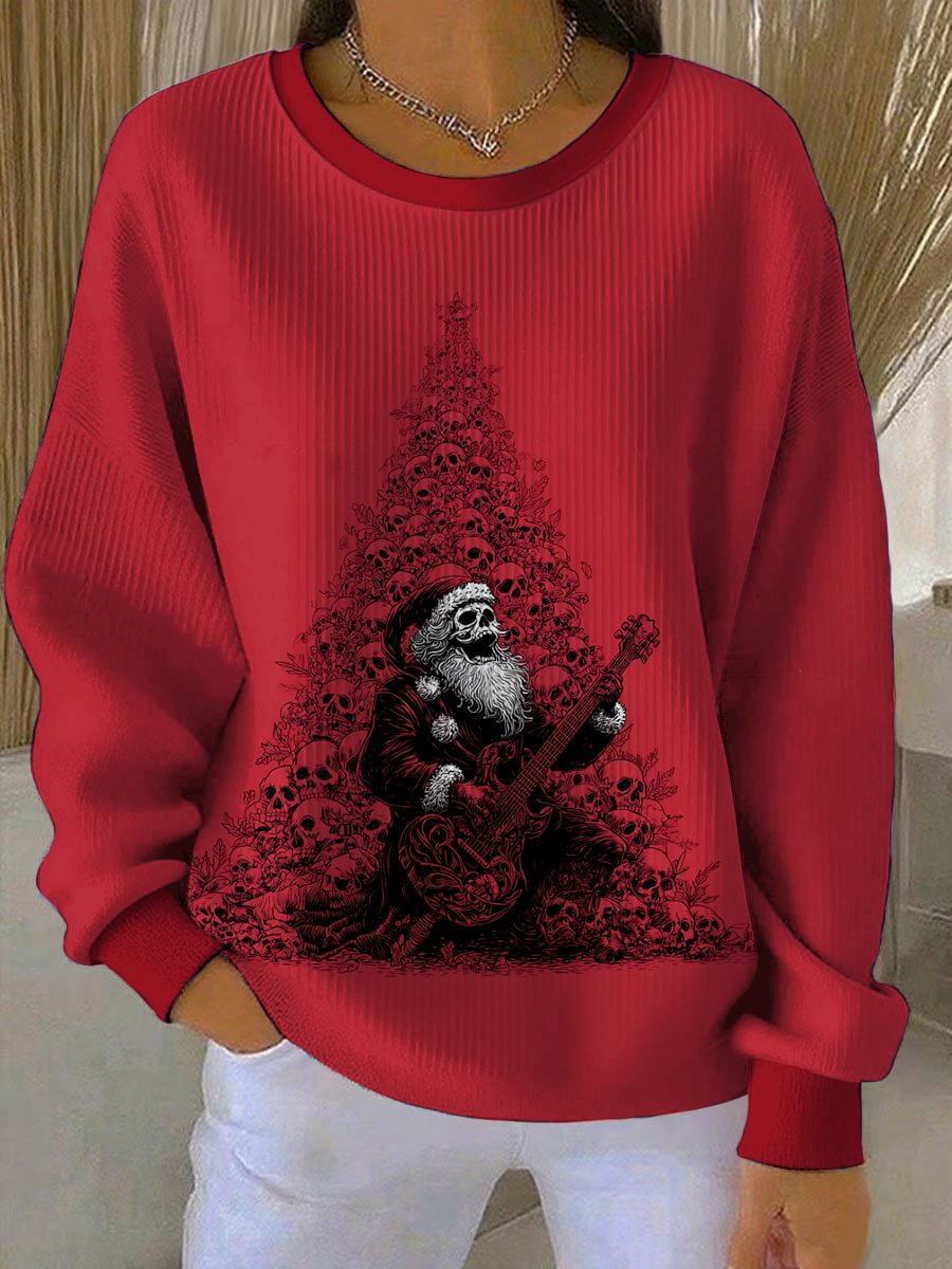 Christmas Pullover Women's Sweatshirt Oversized Crewneck