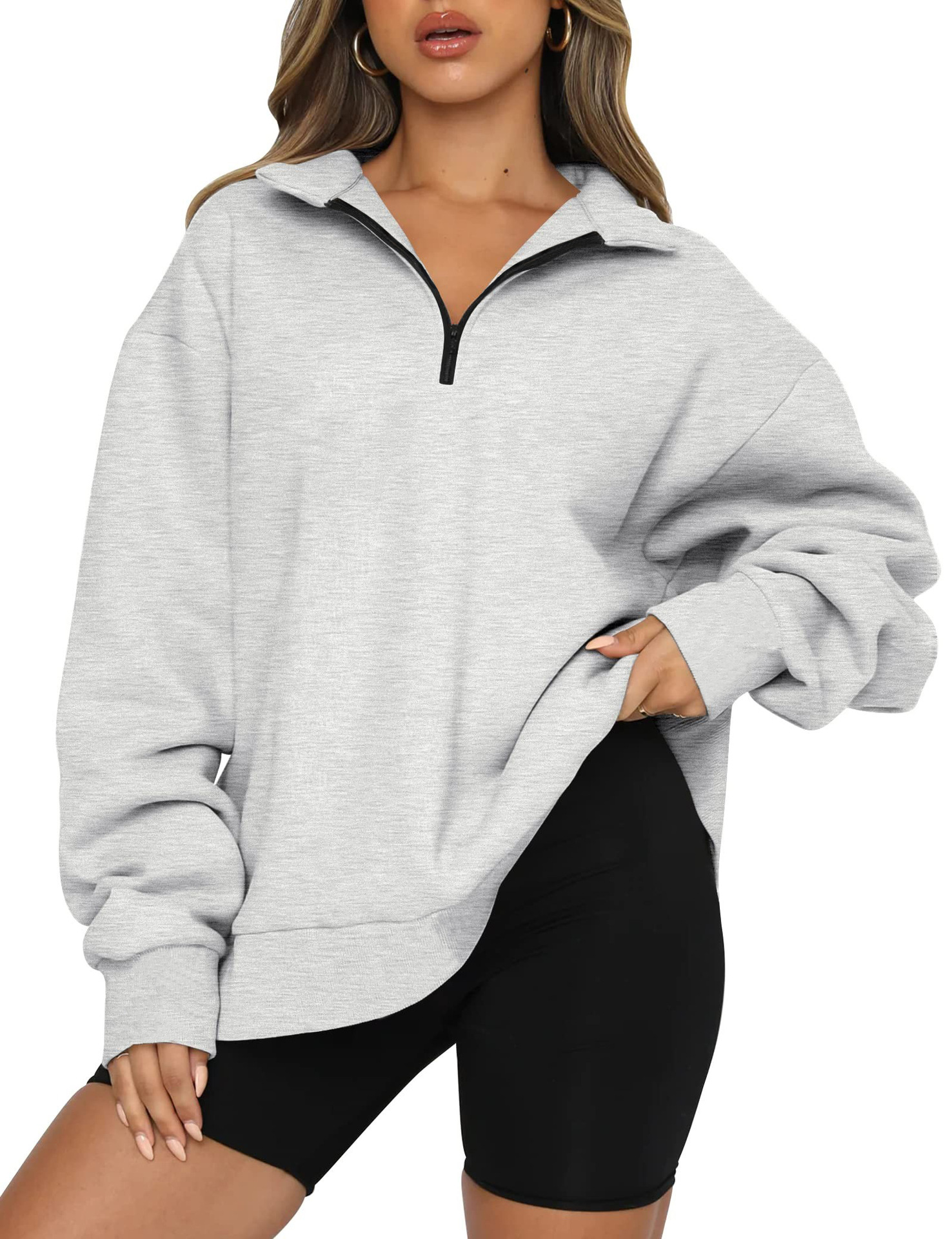 Women's Casual Long-Sleeve Pullover Sweatshirt