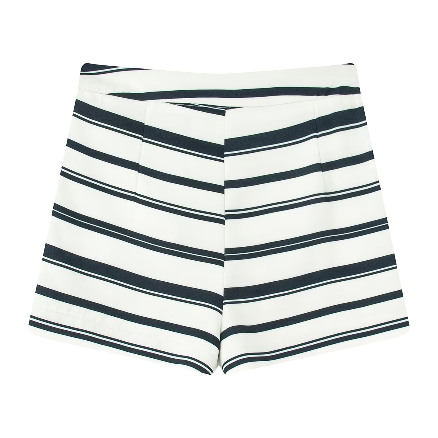 Striped Color-Block Short Sleeve Top and Skirt Set
