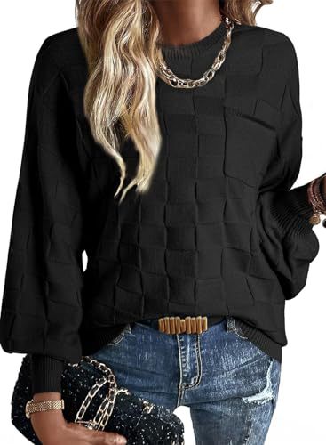 Women's Crewneck Long Sleeve Knit Sweater