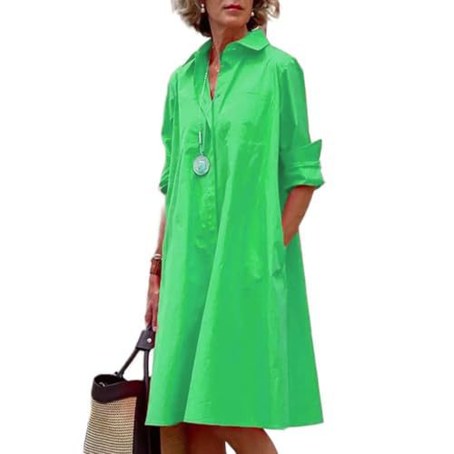 Women's Floral Print Lapel Collar Sheath Dress