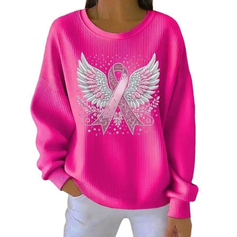 Angel Wings Ribbon Bow Print Women's Hoodie