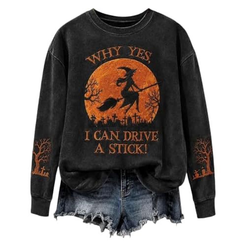 Women's Pumpkin Ribbon Halloween Print Casual Sweatshirt