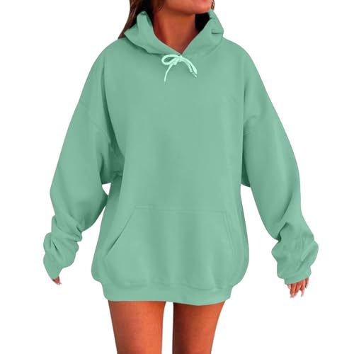 Women's Elegant Print Hoodie Long Sleeve Crew Neck
