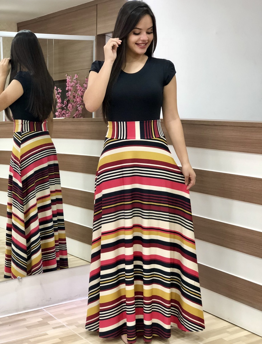 Floral Print Colorblock Long & Short Sleeve Dress