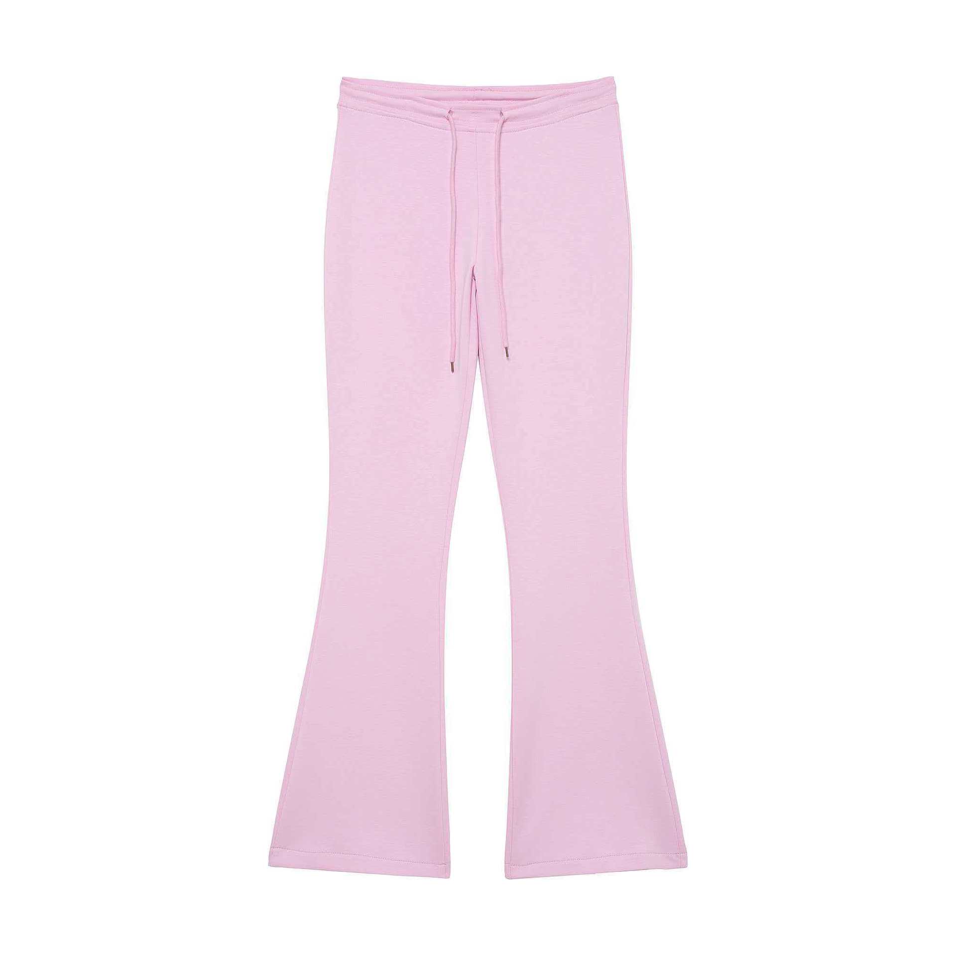 Women's High-Waist Adjustable Tie Flare Pants Casual