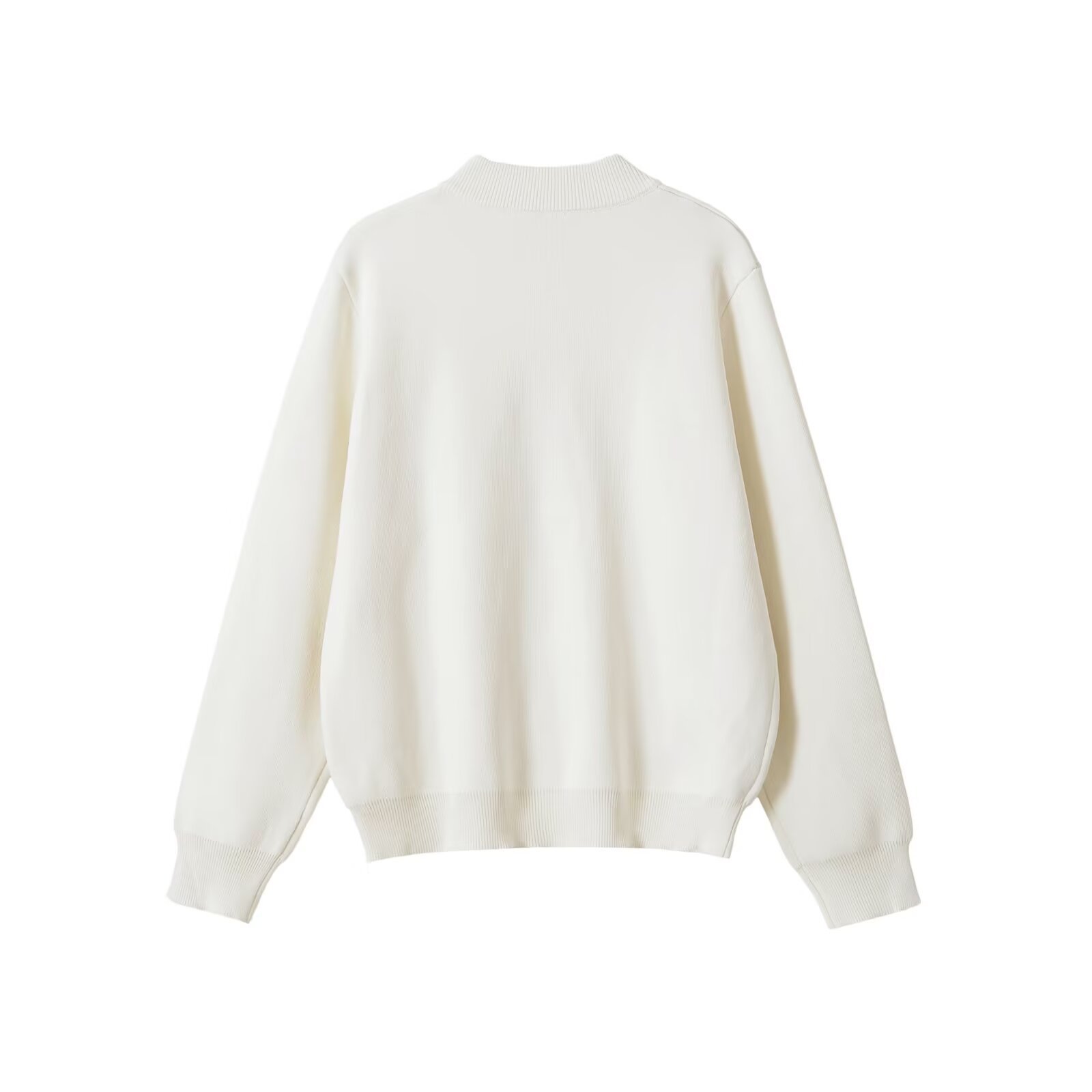 Women's Loose Fit Solid Color Button-Front Cardigan Jacket