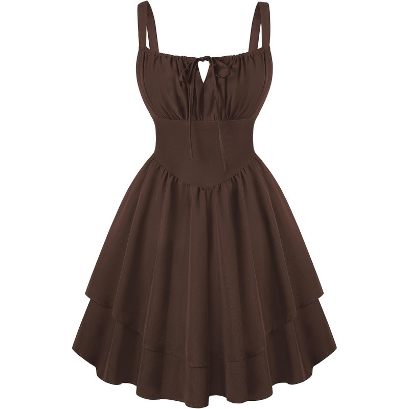 Sexy Tie-Strap Cami Dress Women's Summer Fashion