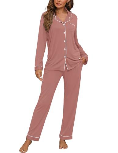 Women's Cuban Collar Polka Dot Print Long Sleeve Shirt Set