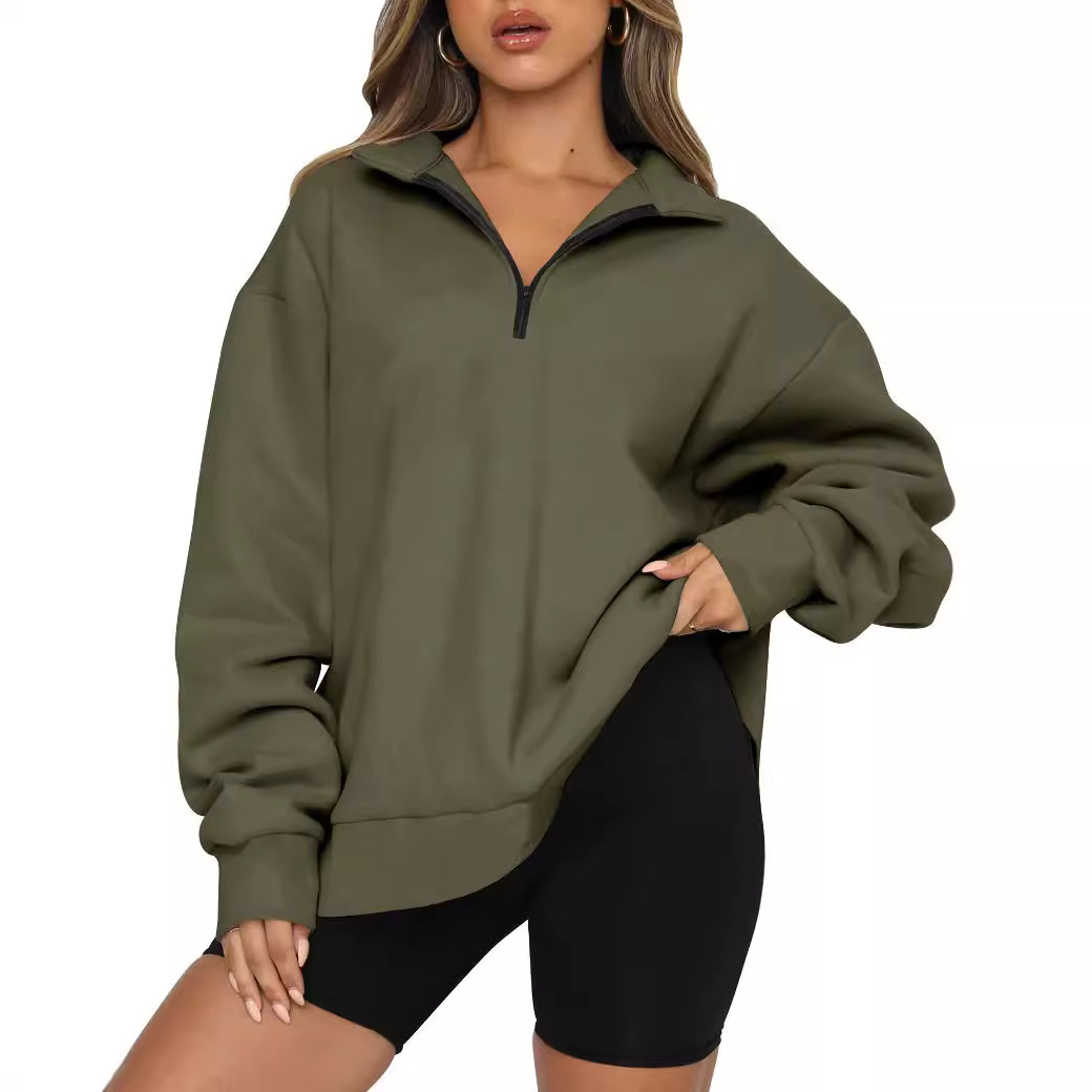 Women's Casual Long-Sleeve Pullover Sweatshirt