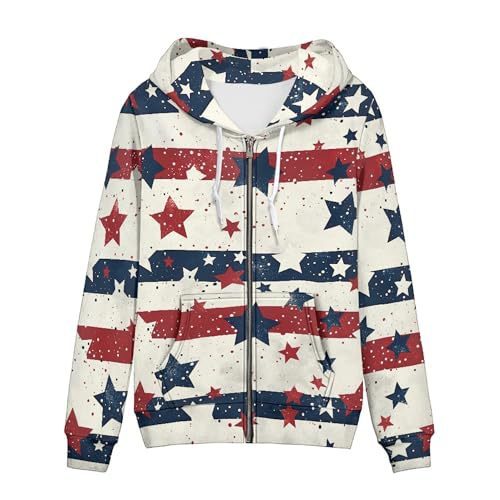Women's Animal & Floral Print Hoodie Long Sleeve Crewneck