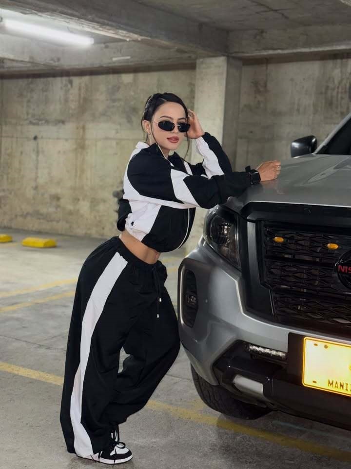 Colorblock Zip-Up Jacket & Drawstring Jogger Pants Set