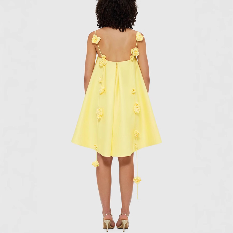 Women's Sleeveless Satin Slip Dress Casual Loose Vacation