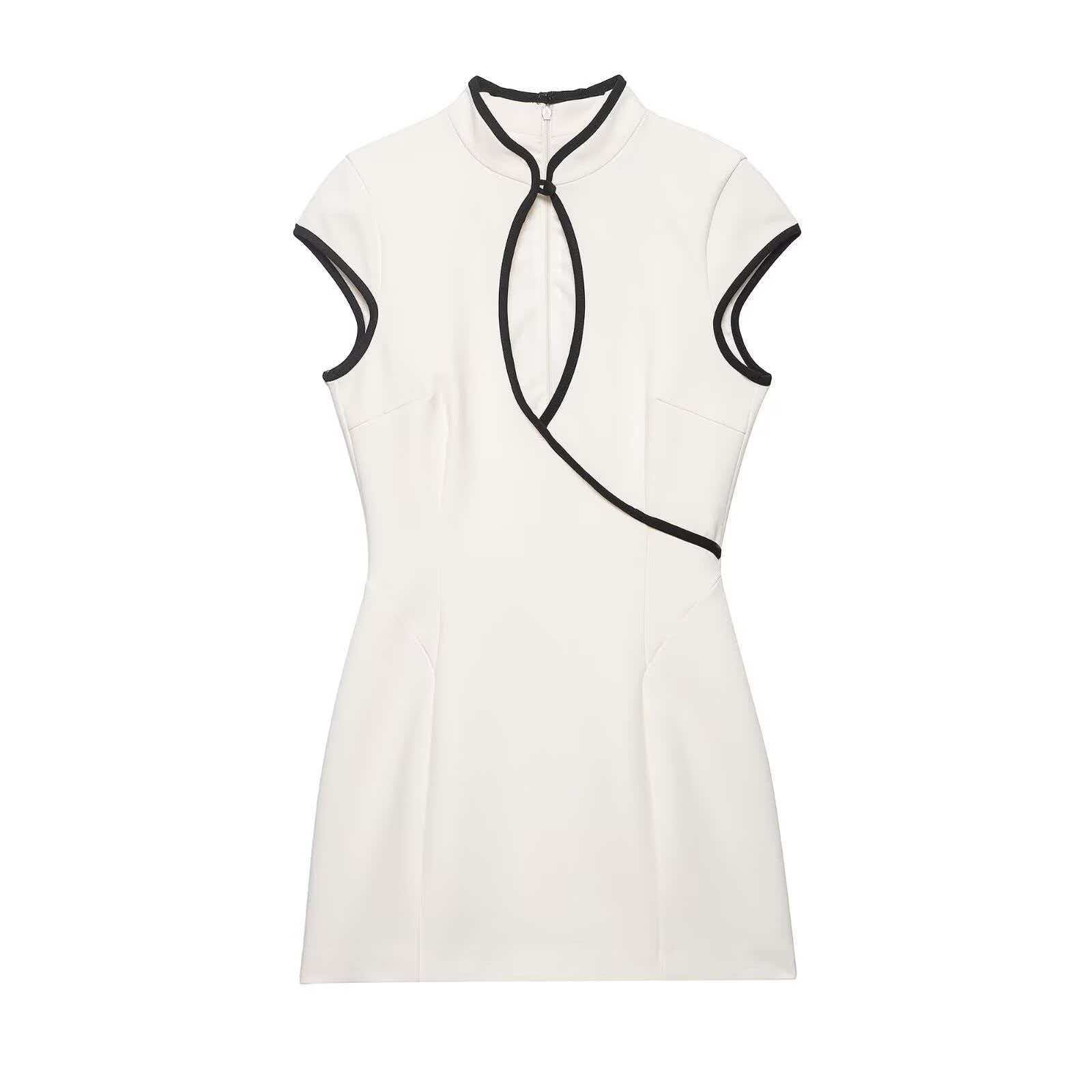 New Chinese Style Short Cheongsam Dress