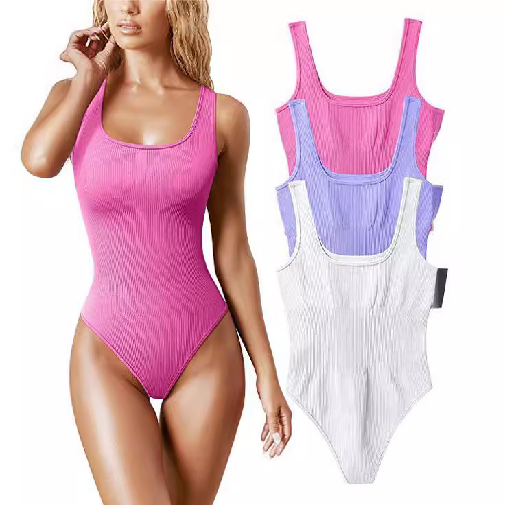 Women's Low-Cut Sleeveless Bodysuit
